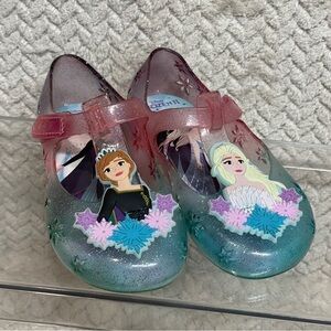 Disney Frozen 2 Girls Jelly Mary Jane Shoes Size 11